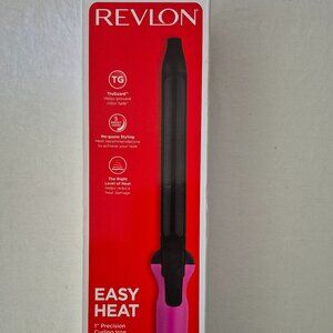 Revlon Easy Heat 1" Precision Curling Iron, Pink. NEW OPENED BOX.